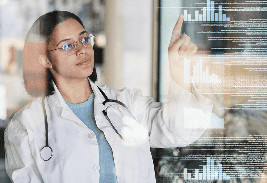 Life science professionals collaborating on pharmaceutical and biotech research